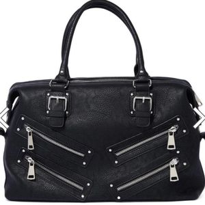 Dollskill Current Mood Weekender PU zippered bag